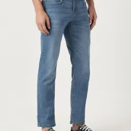 Lee Blue Cotton Slim Fit Jeans image 4