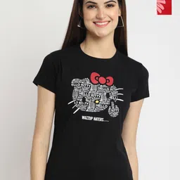 Dreambe Women Typography Printed T-shirt-picture-12