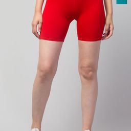 HIRRUX Women Skinny Fit Low-Rise Cycling Sports Shorts-picture-4