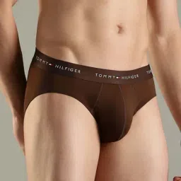 Tommy Hilfiger Brown Regular Fit Briefs image 4