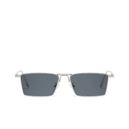 DEXENT COLLECTION Unisex Square Sunglasses 614 Silver image 5