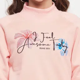Duke Peach Printed Sweatshirt image 5