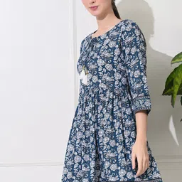 METAFAB Women Paisley Printed Anarkali Kurta image 5