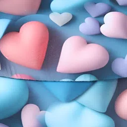 Shadowkart Set Of 2 Blue & Pink Printed Wooden Pouffes Sitting Ottomans image 3