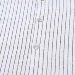 YK Boys 4 Pieces Striped Shirt Collar Waistcoat and Trousers Suits Set With Shirt and Tie image 5