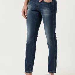 Wrangler Blue Cotton Slim Fit Jeans image 3