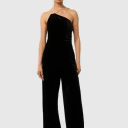 Forever New Costanza Petite Diamante Velvet Jumpsuit image 1