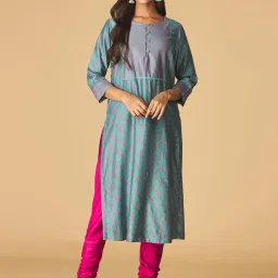 Fabindia Pink Regular Fit Churidar image 4