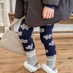 LULU & SKY Girls Printed High-Rise Ankle-Length Leggings image 2