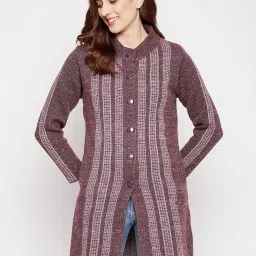 Duke Maroon Striped Sweater image 1