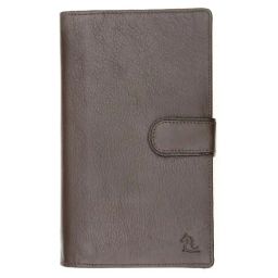 Kara Brown Formal Leather Passport Holder Wallet For Men-picture-16
