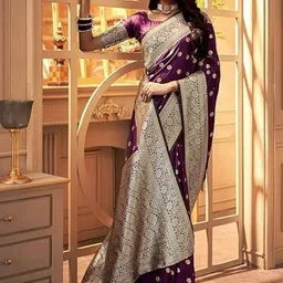 Shriyangan Woven Design Zari Art Silk Heavy Work Kanjeevaram Saree image 3