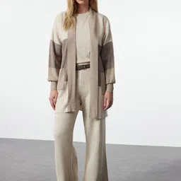 Trendyol Long Sleeve Shrug Top & Trouser Co-Ords-picture-4