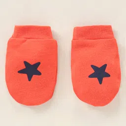 Babyhug 100% Cotton Mittens and Booties Striped - Multicolour image 4