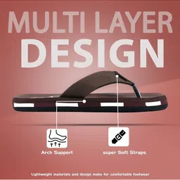 PKKART Men Striped Thong Flip-Flops image 4