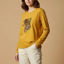 Wineberry Women Printed T-shirt-picture-37