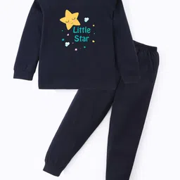 BLUSHES Kids Printed Pure Cotton Night Suit-image-29