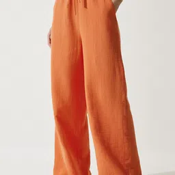 Happiness istanbul Women Self Design Trousers-picture-21
