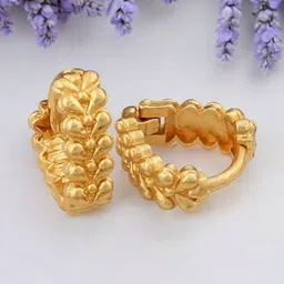 SHREE KRISHNA SHOPPING Unisex Gold-Plated Brass Earrings-picture-19