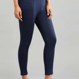 Aurelia Navy Regular Fit Jeggings image 4