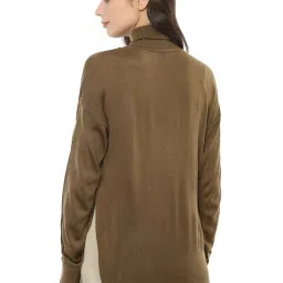 Van Heusen Brown Regular Fit Sweater image 2