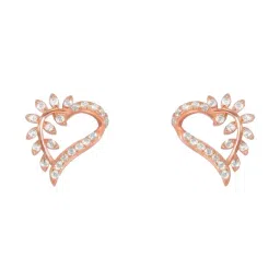 Bhima Jewels 925 Sterling Silver Rose Gold Earrings for Women-picture-34