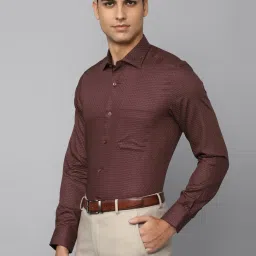 Louis Philippe Gods & Kings Maroon Shirt image 3