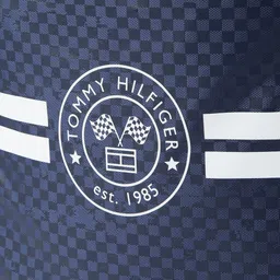 Tommy Hilfiger Unisex Navy Blue Brand Logo Backpack image 3