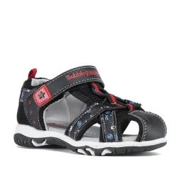 Bubblegummers by Bata Kids Black Ankle Strap Sandals-image-96