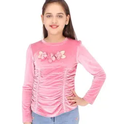 Cutecumber Kids Pink Embellished Top-picture-21