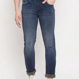 Duke Blue Slim Fit Lightly Washed Jeans-picture-18