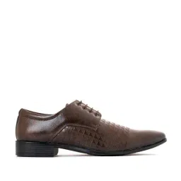 Khadim Men's Brown Derby Shoes-picture-15