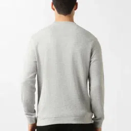 Van Heusen Grey Cotton Regular Fit Sweatshirt image 2