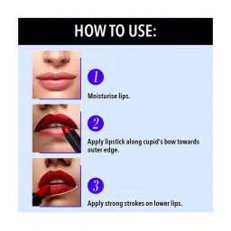 Blue Heaven Intense Matte Lipstick Pink Rose 301 - 4 gm image 2