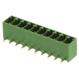MULTICOMP PRO Pluggable Terminal Block Headers & Sockets TERMINAL BLOCK HEADER, RIGHT ANGLE, 10 POSITION, 3.5MM, MCTE-03A10-picture-10