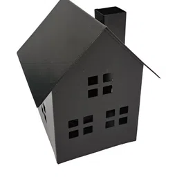 SHAURYA DESIGNS Black Table Lantern Curio Showpiece image 3