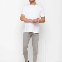 Spykar Grey Cotton Slim Fit Jeans image 5