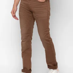Spykar Brown Regular Fit Jeans image 3