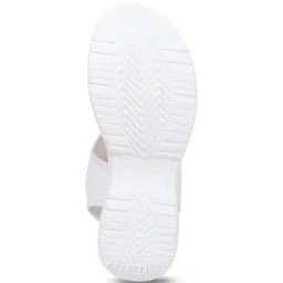 TRYME Women's White Sling Back Sandals image 5