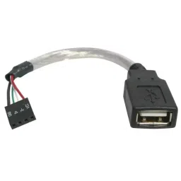 StarTech.com Female 4 Pin IDC to Female USB A Cable 480Mbps USB 2.0 150 mm, USBMBADAPT-image-73