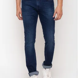 Spykar Blue Regular Fit Jeans image 1
