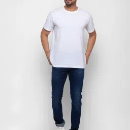 Spykar Blue Cotton Regular Fit Jeans image 5