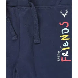 Allen Solly Junior Navy Graphic Print Pants image 3