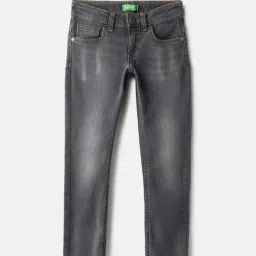 United Colors of Benetton Boys Grey Washed Jeans-picture-38