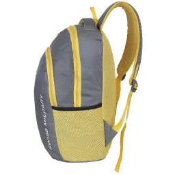 Swiss Military 31 Ltrs Grey & Yellow Medium Laptop Back pack image 4