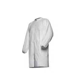 DuPont White Unisex Disposable White Lab Coat, XL, D13398984 image 5