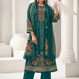 Stylee LIFESTYLE Printed Pure Cotton Unstitched Dress Material-picture-17