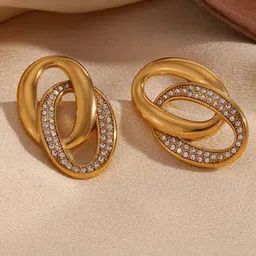 DressBerry Contemporary Hoop Earrings image 2
