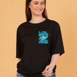 kintu parantu Women Pack Of 2 Typography Printed T-shirt image 5