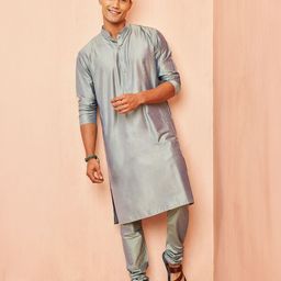 VASTRAMAY Men Regular Kurta with Churidar-picture-7
